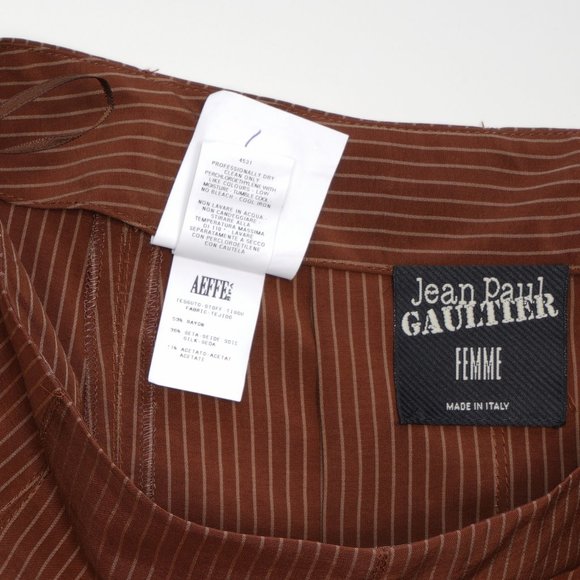 Jean-Paul GAULTIER FEMME Brown Skirt sz 40 - Picture 7 of 11